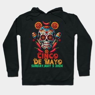 cinco de mayo day  may 5 2024 Hoodie